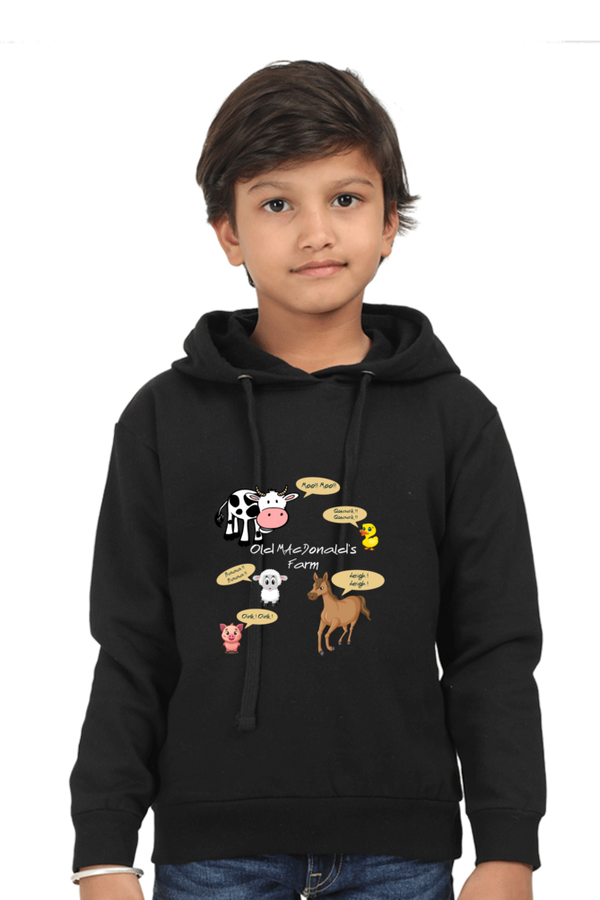Hooded Sweatshirt - Old Macdonald's Farm