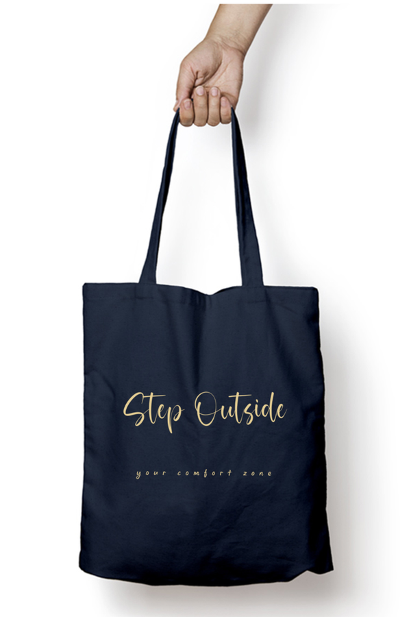Zipper Tote Bags - Step Out