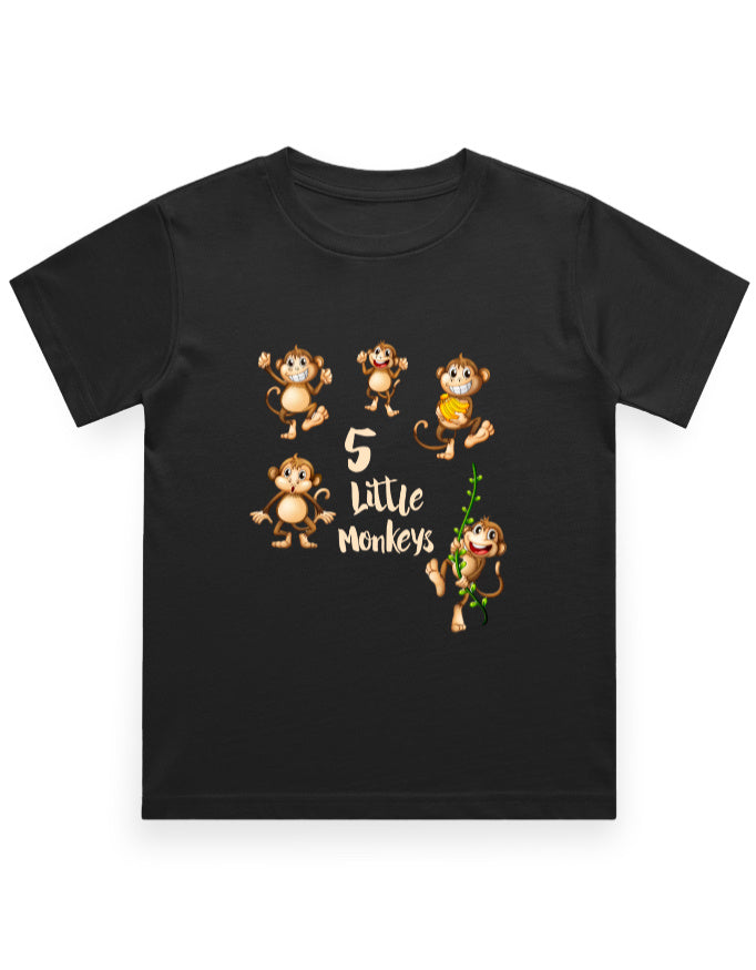 Kid’s T-Shirt - 5 Little Monkeys