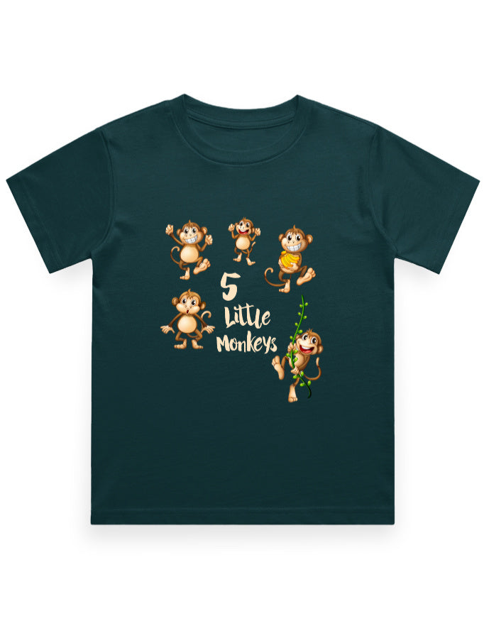 Kid’s T-Shirt - 5 Little Monkeys