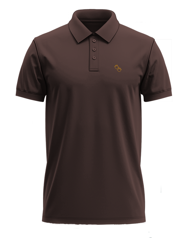 Men's Polo - Coffee Brown