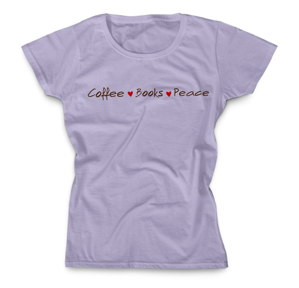 Women's T-Shirt - Coffee Book Peace