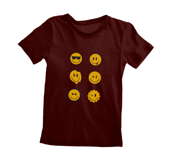 Boy’s Round Neck T-shirt - Smiley World