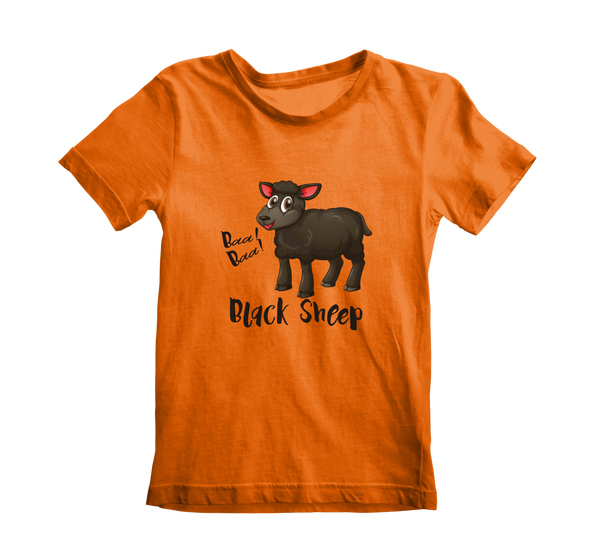Boy’s Round Neck T-shirt - Black Sheep