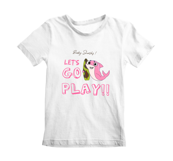 Girl’s Round Neck T-shirt - Baby Shark