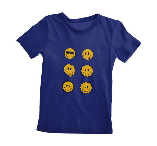 Boy’s Round Neck T-shirt - Smiley World